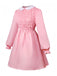 Costume di Stranger Things vestito Eleven rosa anni '80