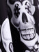 Abito a teschio senza maniche Halloween anni '50