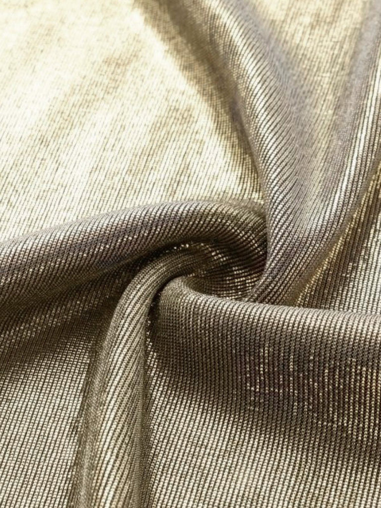 [Prevendita] 5PCS Bikini metallizzato dorato con gioielli ispirato all'Egitto anni '80