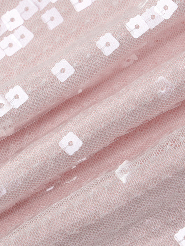 Mini abito con paillettes patchwork spalline sottilianni '80