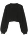 Cardigan corto in maglia di pan di zenzero natalizio marrone anni '60