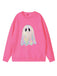 Felpa vintage con fantasma Halloween anni '80
