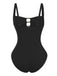 Costume Intero Ruched con Taglio Contenitivo Anni '50 11
