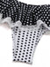 Set Bikini Nero a Pois in Pizzo Halter Anni '60 6