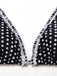 Set Bikini Nero a Pois in Pizzo Halter Anni '60 5