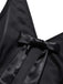 [Prevendita] Abito in Chiffon a Pois con Volant a Balze Nero & Bianco Anni '40
