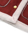 Giacca con tasche e fibbia in peluche con risvolto anni '40