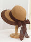 Cappello di Paglia da Sole Vintage Bicolore