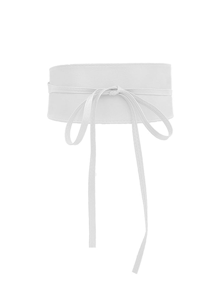 Cintura-larga-bianco-con-fiocco-in-pelle-PU-vintage