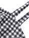 Costumi plaid spalline sottili bianco e nero anni '40
