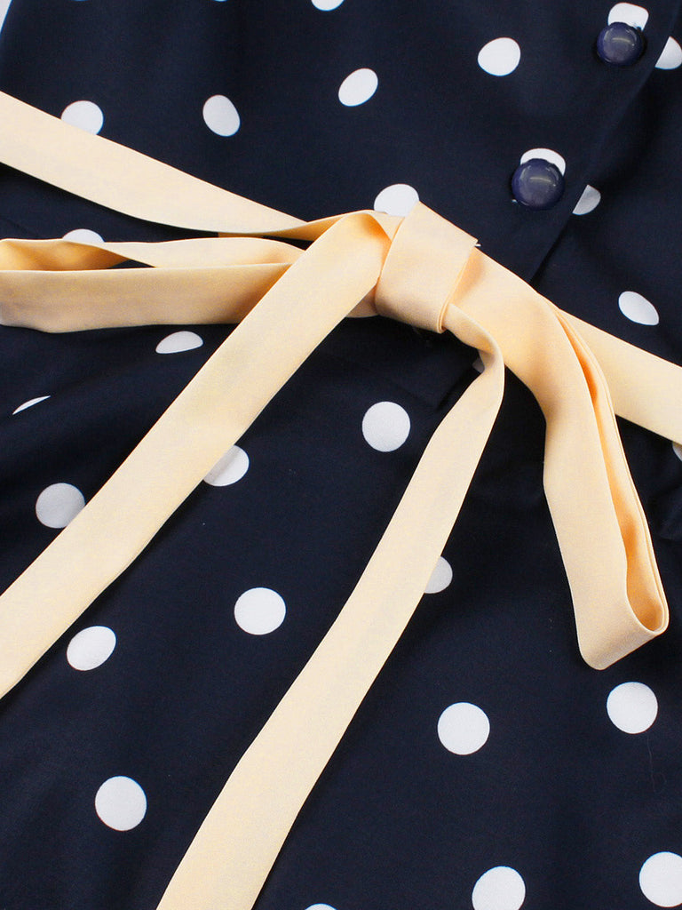 Abito a Linea A Floreale con Bretelle Sottili e Fiocco alla Spalla Anni '60 7