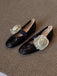Scarpe Mary Jane Piatte in Ecopelle con Fiori 3D Amovibili 4
