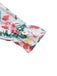 Floral headband with pink and green flowers on a white background