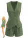 Gilet-Con-Scollo-a-V-e-Allacciaturae-e-Pantaloncini-Anni '40