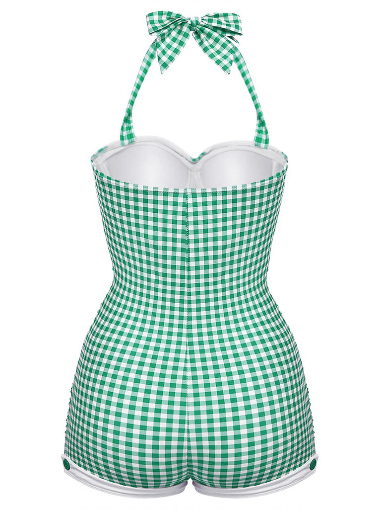 [Pre-Vendita] Costume Intero Nero Halter a Pois con Fiocco Anni '50 19