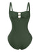 Costume Intero Ruched con Taglio Contenitivo Anni '50 3