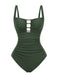 Costume Intero Ruched con Taglio Contenitivo Anni '50 2