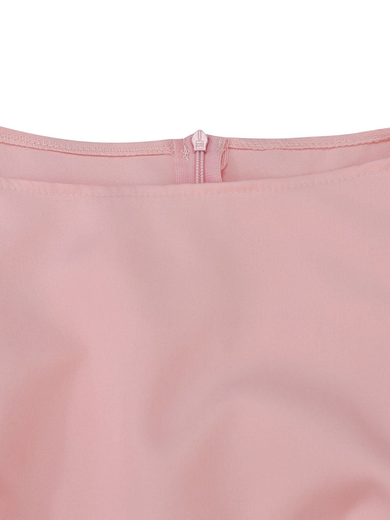 2PCS Top in maglia senza maniche e gonna plissettata anni '30