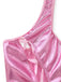 Completo intimo in pelle verniciata con lacci e reggiseno anni '80