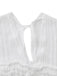 Copricostume da spiaggia in rayon slub con scollo a V anni '30