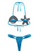 Set Bikini Blu Shell & con Stella Marina Anni '70 3