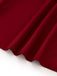 Abito bordeaux anni '30 in pizzo e spalle scoperte