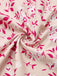 Abito floreale con scollo a V e maniche a sbuffo rosa anni '40