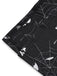 Abito midi con spacchi e stampa Halloween nero anni '50