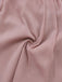 Camicetta in chiffon con volant e collo alto rosa anni '80
