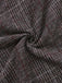 2PCS Camicetta con volant in chiffon e gonna a quadri anni '80