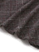 2PCS Camicetta con volant in chiffon e gonna a quadri anni '80