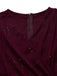 Abito aderente glitter in rete con scollo a V anni '60