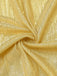 Copricostume con fiocco metallico dorato anni '80
