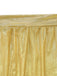 Copricostume con fiocco metallico dorato anni '80