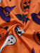 Pigiama in pizzo patchwork con stampa Halloween anni '60