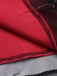 Abito in rete con lacci sulla schiena bordeaux anni '50