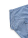Tuta corta blu anni '80 multiuso in denim con bottoni