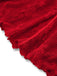 Abito floreale in maglia con maniche a campana e fiocco rosso anni '60