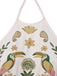 Tuta lunga boho floreale patchwork con lacci bianco anni '70