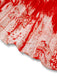 Abito con stampa sangue horror Halloween rosso anni '50