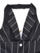 Abito a righe da pipistrello Nightmare Before Christmas anni '60