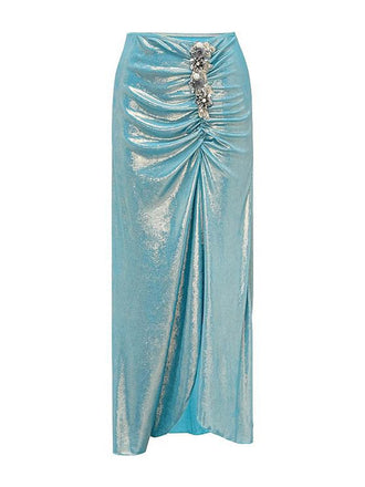 Copricostume perline luccicanti blu anni '30