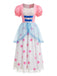 Abito Rosa a Pois con Maniche a Sbuffo Cosplay Bo Peep Anni '40 2