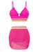 Set Tankini Chevron in Rete Patchwork Anni '40 11