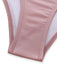 Rosa Costume da Bagno con Allacciatura al Collo Anello in Metallo e Incrocio Anni '40 6