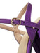 Sandali con Plateau Open Toe e Cinturino alla Caviglia con Tacco Blocco Viola 6