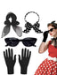 Set Accessori Cosplay Retrò a Pois Coccinella