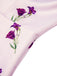 [Prevendita] Abito con risvolto Petunia viola anni '40