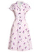 [Prevendita] Abito con risvolto Petunia viola anni '40