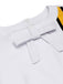 Abito patchwork fiocco bianco giallo anni '60